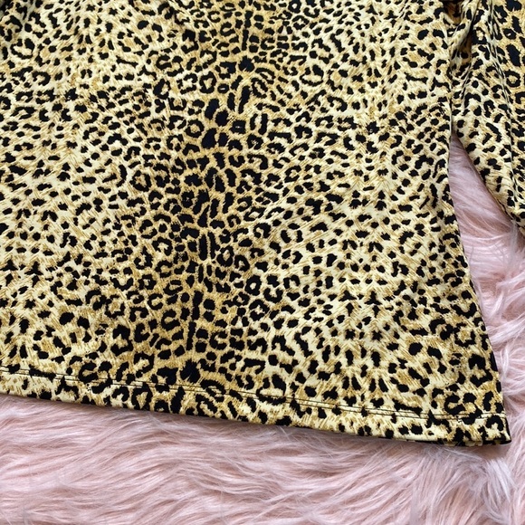 J. McLaughlin Catalina Leopard Print Cowl Neck Top sz S - Picture 8 of 10